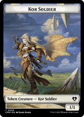 Soldier // Kor Soldier Double-Sided Token [Commander Masters Tokens] | Sanctuary Gaming