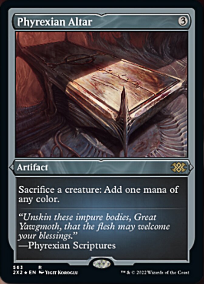 Phyrexian Altar (Foil Etched) [Double Masters 2022] | Sanctuary Gaming