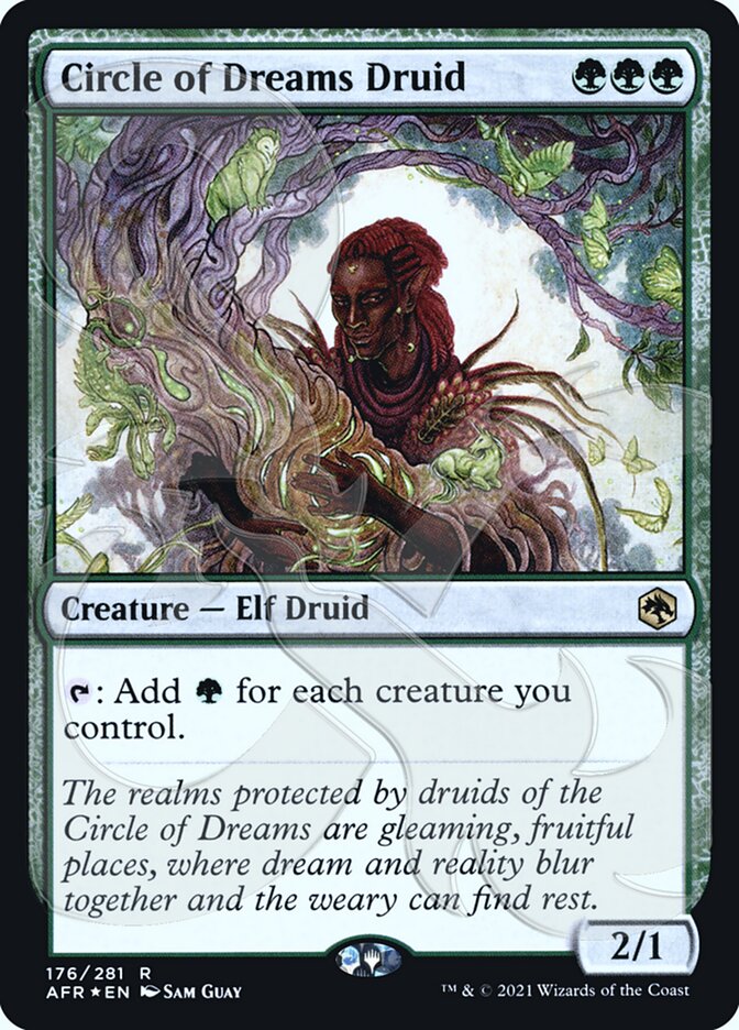 Circle of Dreams Druid (Ampersand Promo) [Dungeons & Dragons: Adventures in the Forgotten Realms Promos] | Sanctuary Gaming