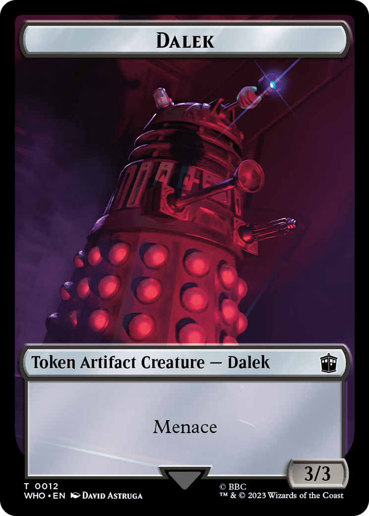 Alien Angel // Dalek Double-Sided Token [Doctor Who Tokens] | Sanctuary Gaming