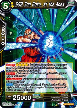 SSB Son Goku, at the Apex (Starter Deck - The Crimson Saiyan) [SD5-03] | Sanctuary Gaming