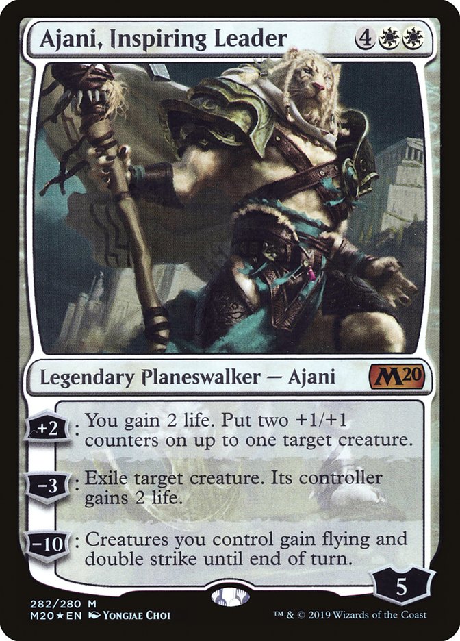 Ajani, Inspiring Leader [Core Set 2020] | Sanctuary Gaming