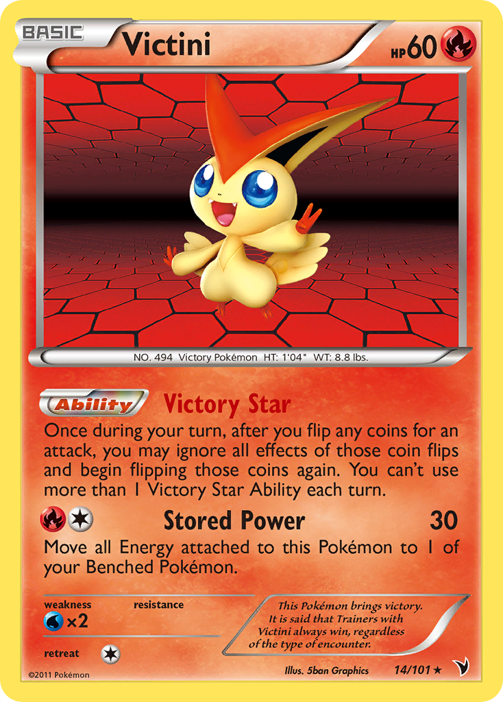 Victini (14/101) [Black & White: Noble Victories] | Sanctuary Gaming