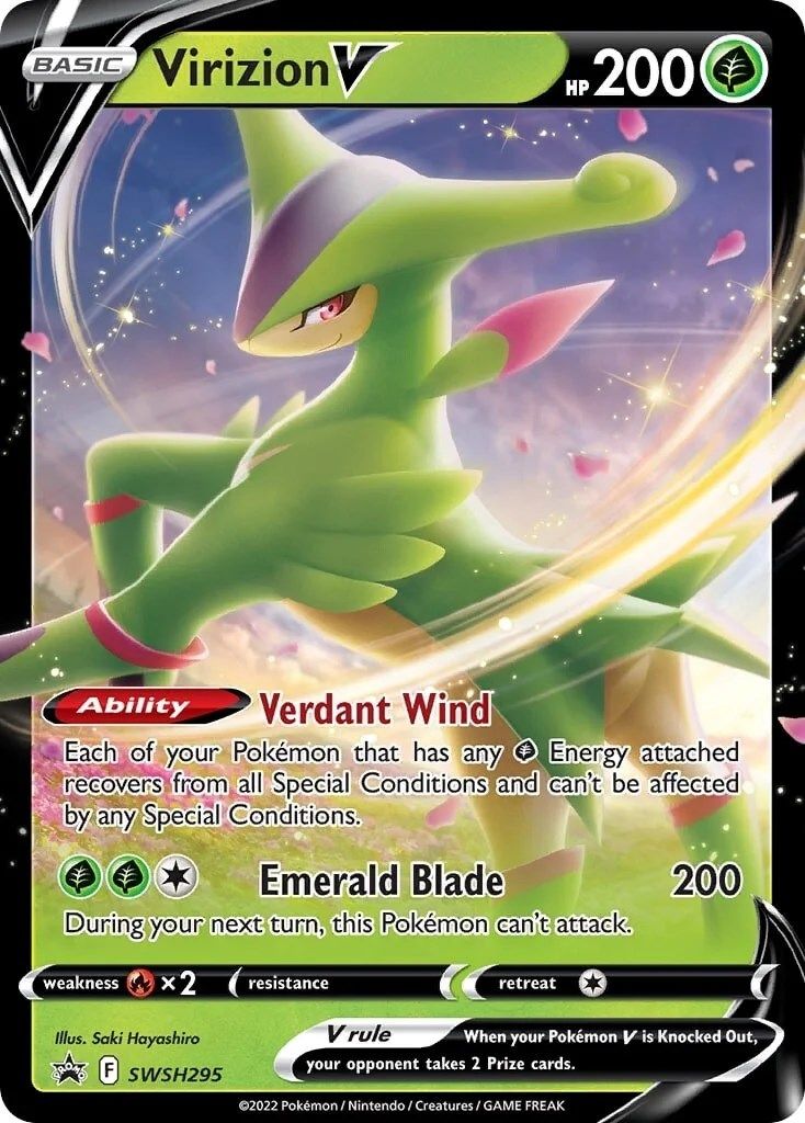 Virizion V (SWSH295) [Sword & Shield: Black Star Promos] | Sanctuary Gaming