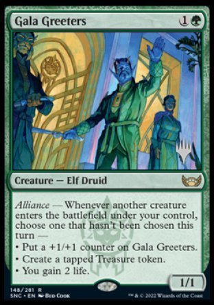 Gala Greeters (Promo Pack) [Streets of New Capenna Promos] | Sanctuary Gaming
