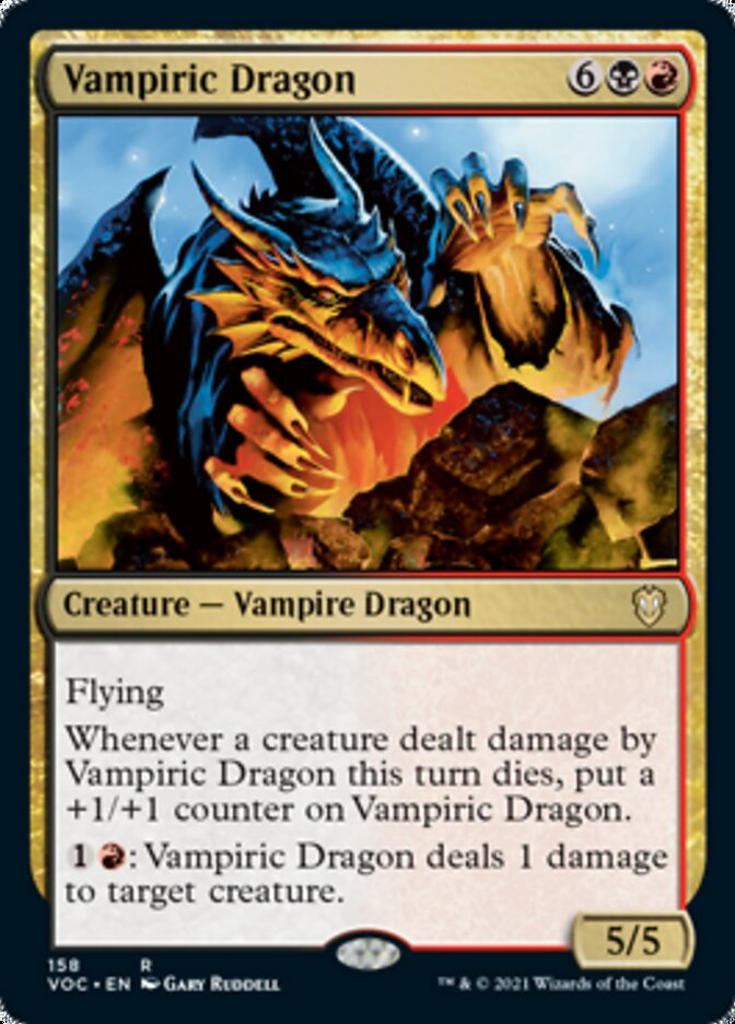 Vampiric Dragon [Innistrad: Crimson Vow Commander] | Sanctuary Gaming