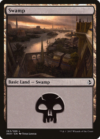 Swamp (263) [Amonkhet] | Sanctuary Gaming