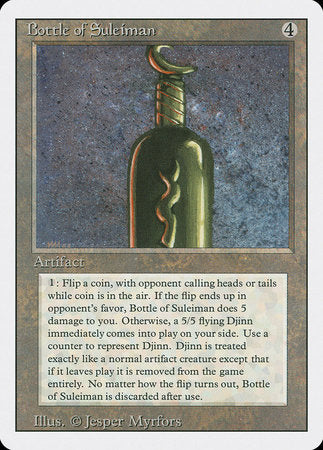 Bottle of Suleiman [Revised Edition] | Sanctuary Gaming