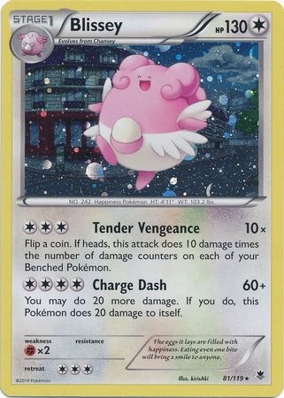 Blissey (81/119) (Cosmos Holo) [XY: Phantom Forces] | Sanctuary Gaming