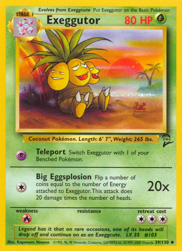 Exeggutor (39/130) [Base Set 2] | Sanctuary Gaming