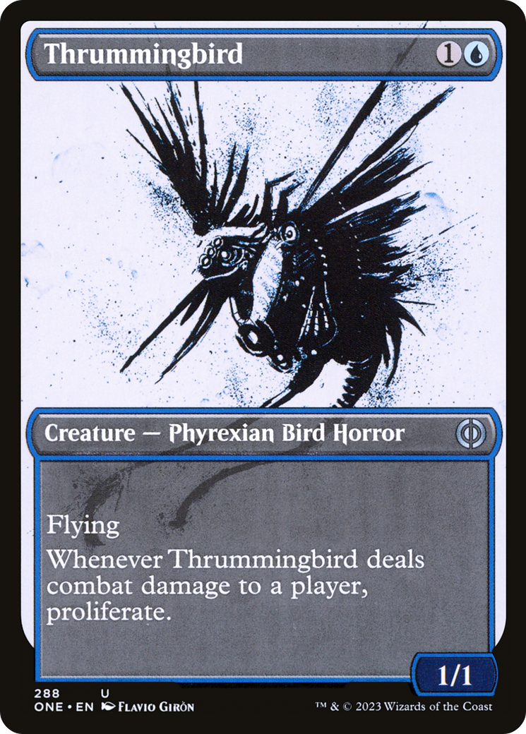 Thrummingbird (Showcase Ichor) [Phyrexia: All Will Be One] | Sanctuary Gaming