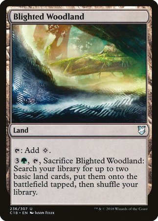 Blighted Woodland [Commander 2018] | Sanctuary Gaming