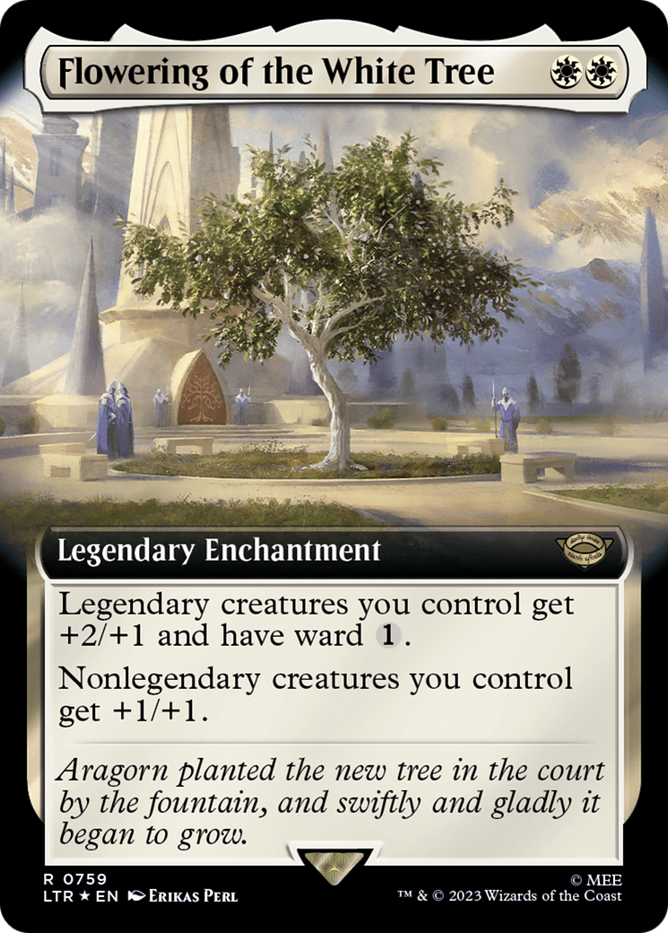 Flowering of the White Tree (Extended Art) (Surge Foil) [The Lord of the Rings: Tales of Middle-Earth] | Sanctuary Gaming
