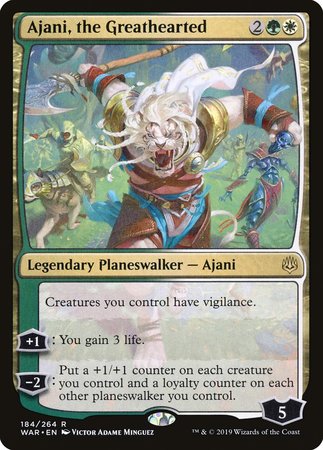 Ajani, the Greathearted [War of the Spark] | Sanctuary Gaming