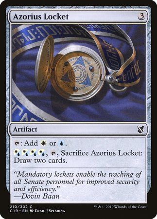 Azorius Locket [Commander 2019] | Sanctuary Gaming