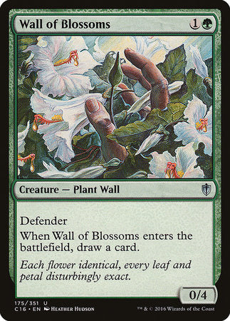 Wall of Blossoms [Commander 2016] | Sanctuary Gaming