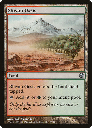 Shivan Oasis [Duel Decks: Phyrexia vs. the Coalition] | Sanctuary Gaming