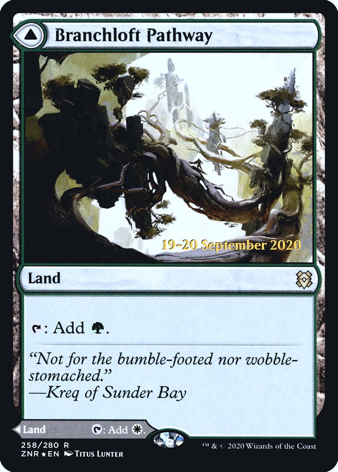 Branchloft Pathway // Boulderloft Pathway  [Zendikar Rising Prerelease Promos] | Sanctuary Gaming