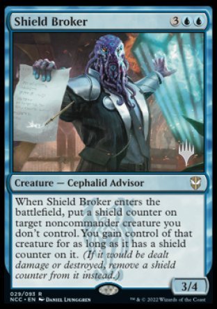 Shield Broker (Promo Pack) [Streets of New Capenna Commander Promos] | Sanctuary Gaming
