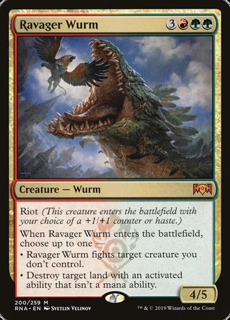 Ravager Wurm [Ravnica Allegiance] | Sanctuary Gaming