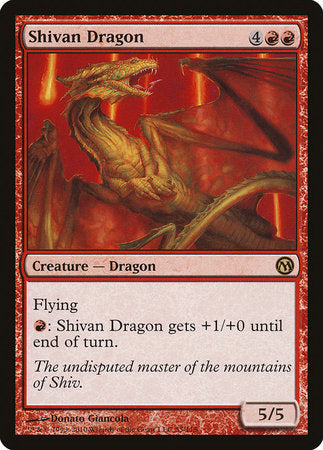 Shivan Dragon [Duels of the Planeswalkers] | Sanctuary Gaming