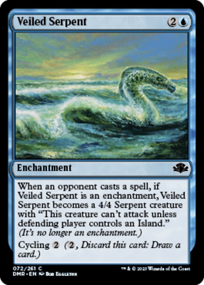 Veiled Serpent [Dominaria Remastered] | Sanctuary Gaming