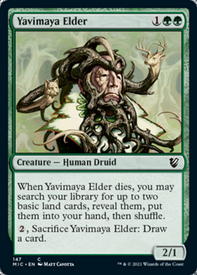 Yavimaya Elder [Innistrad: Midnight Hunt Commander] | Sanctuary Gaming