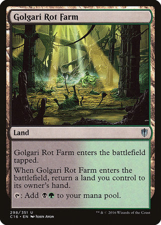 Golgari Rot Farm [Commander 2016] | Sanctuary Gaming