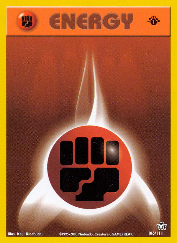 Fighting Energy (106/111) [Neo Genesis 1st Edition] | Sanctuary Gaming