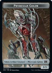 Saproling // Phyrexian Golem Double-sided Token [Double Masters 2022 Tokens] | Sanctuary Gaming