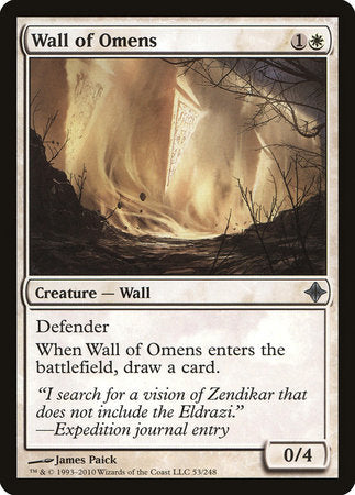 Wall of Omens [Rise of the Eldrazi] | Sanctuary Gaming