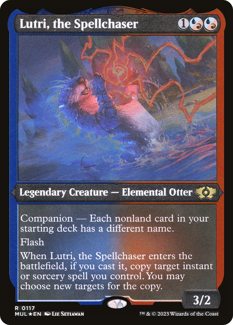 Lutri, the Spellchaser (Foil Etched) [Multiverse Legends] | Sanctuary Gaming