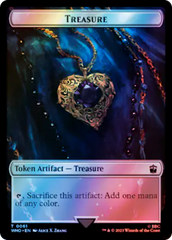 Warrior // Treasure (0061) Double-Sided Token (Surge Foil) [Doctor Who Tokens] | Sanctuary Gaming