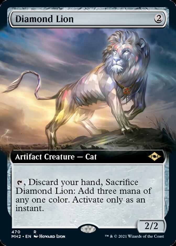 Diamond Lion (Extended Art) [Modern Horizons 2] | Sanctuary Gaming