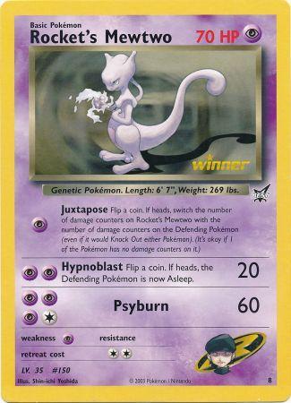 Rocket's Mewtwo (8) (Jumbo Card) [Best of Promos] | Sanctuary Gaming