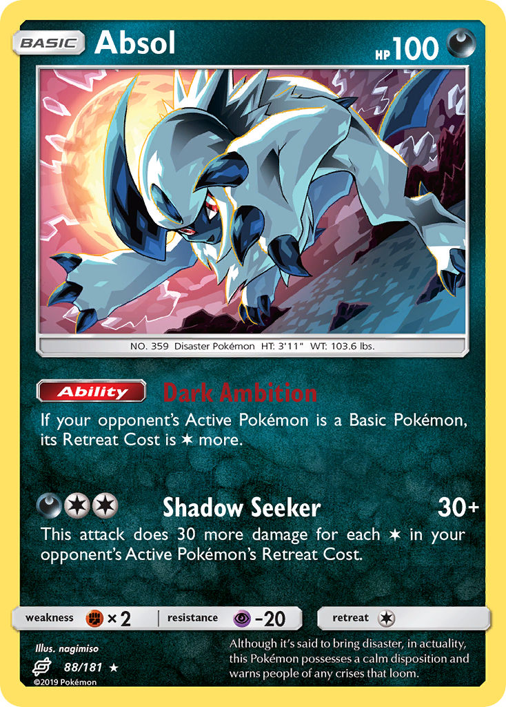Absol (88/181) [Sun & Moon: Team Up] | Sanctuary Gaming
