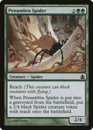 Penumbra Spider [Commander 2011] | Sanctuary Gaming