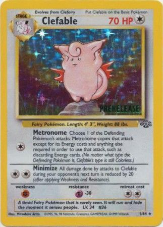 Clefable (1/64) (Prerelease Promo) [Jungle Unlimited] | Sanctuary Gaming