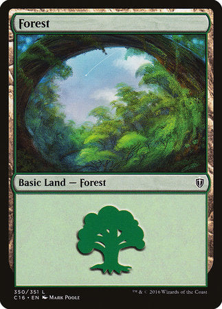 Forest (350) [Commander 2016] | Sanctuary Gaming