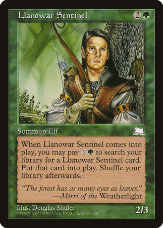 Llanowar Sentinel [Weatherlight] | Sanctuary Gaming