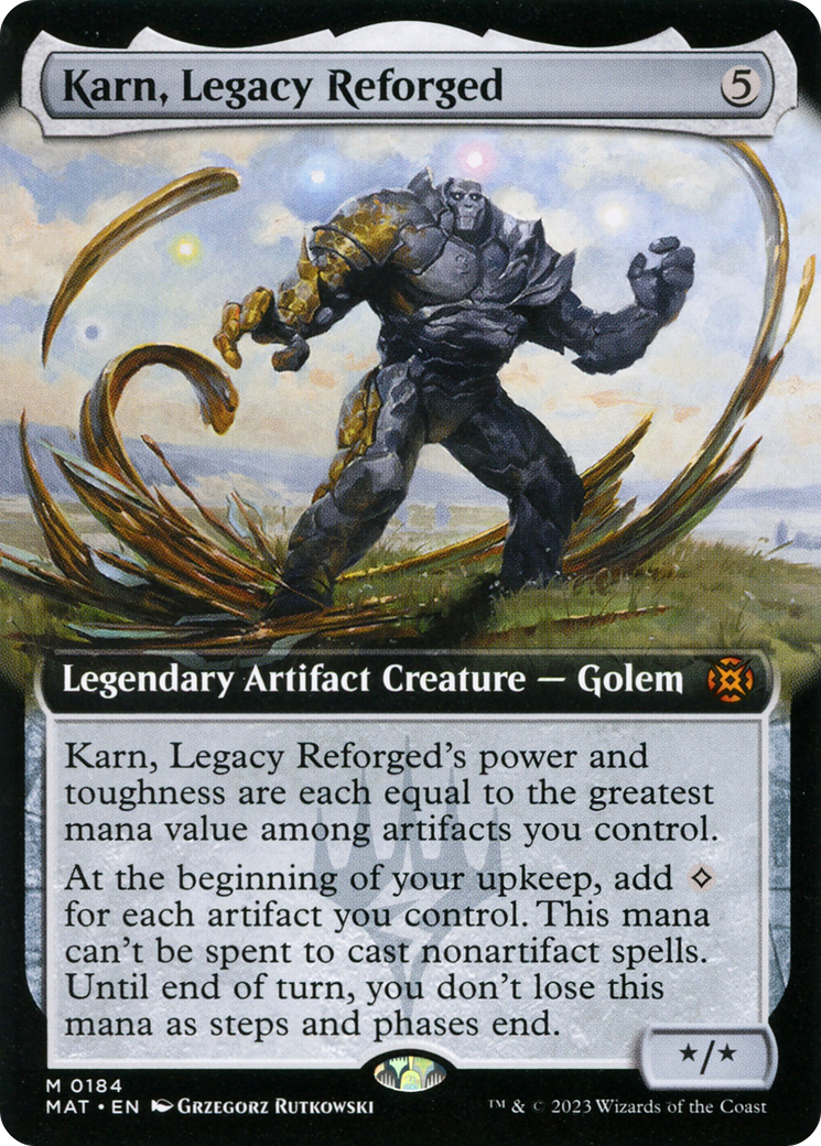 Karn, Legacy Reforged (Extended Art) [March of the Machine: The Aftermath] | Sanctuary Gaming