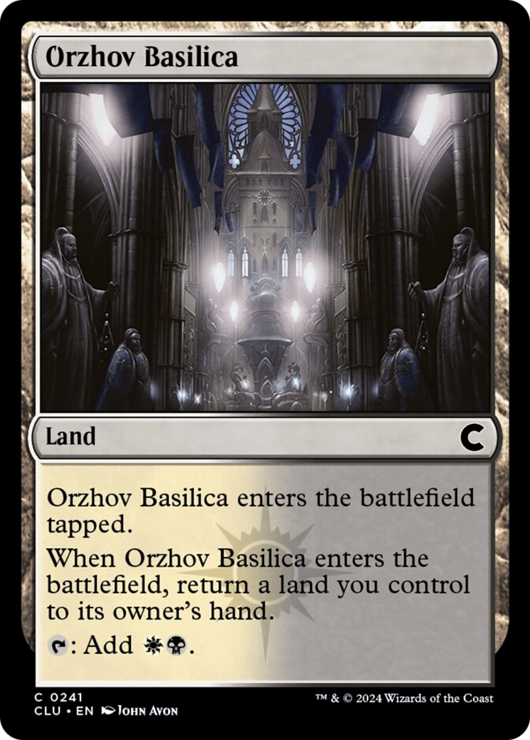 Orzhov Basilica [Ravnica: Clue Edition] | Sanctuary Gaming