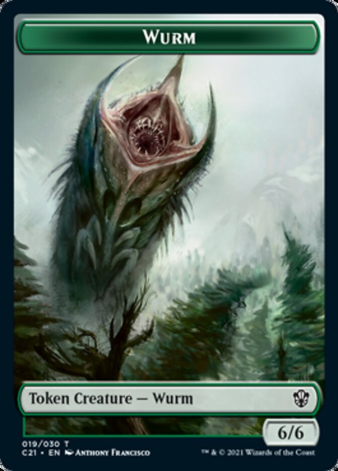 Wurm // Kraken Token [Commander 2021 Tokens] | Sanctuary Gaming