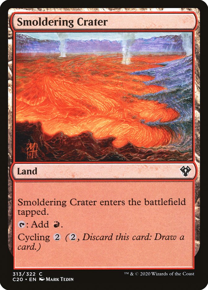 Smoldering Crater [Commander 2020] | Sanctuary Gaming