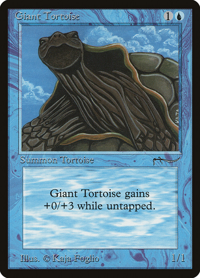 Giant Tortoise (Light Mana Cost) [Arabian Nights] | Sanctuary Gaming