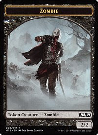 Zombie // Thopter Double-sided Token (Game Night) [Core Set 2019 Tokens] | Sanctuary Gaming