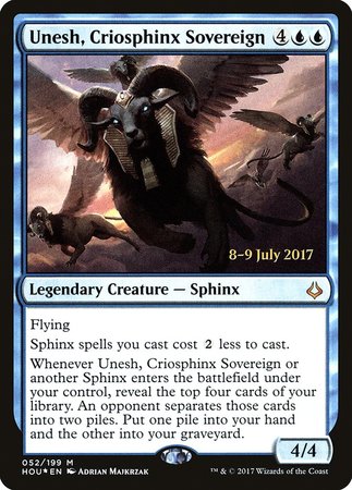 Unesh, Criosphinx Sovereign [Hour of Devastation Promos] | Sanctuary Gaming