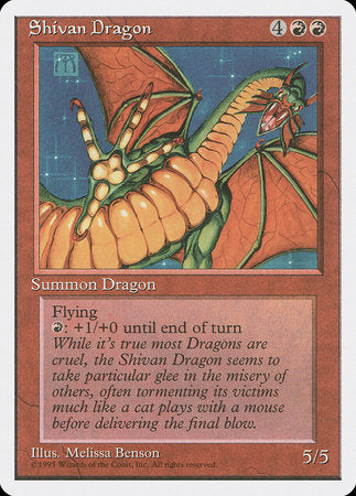 Shivan Dragon [Fourth Edition] | Sanctuary Gaming