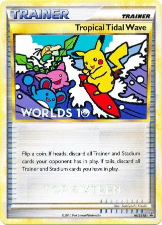 Tropical Tidal Wave (HGSS18) (Top 16) [HeartGold & SoulSilver: Black Star Promos] | Sanctuary Gaming