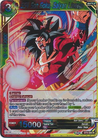 SS4 Son Goku, Saiyan Lineage [BT9-094] | Sanctuary Gaming